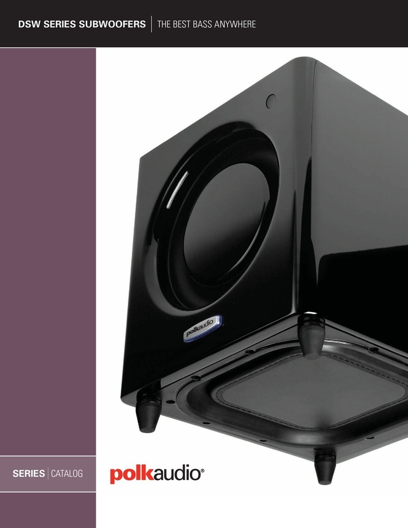 Polk Audio DSWmicroPRO 1000 Brochure & specs