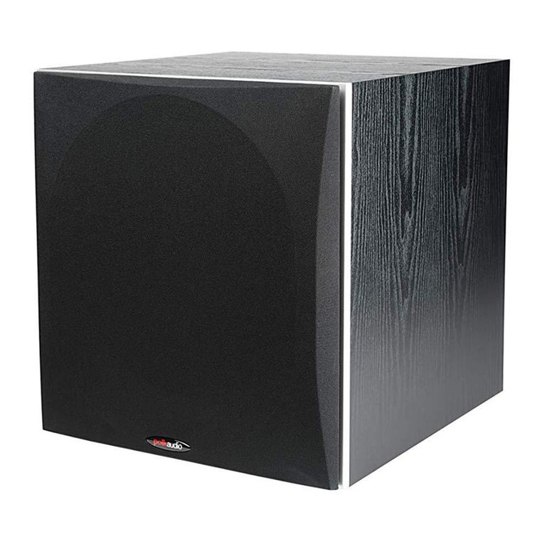 Polk Audio PSW303 owner's manual