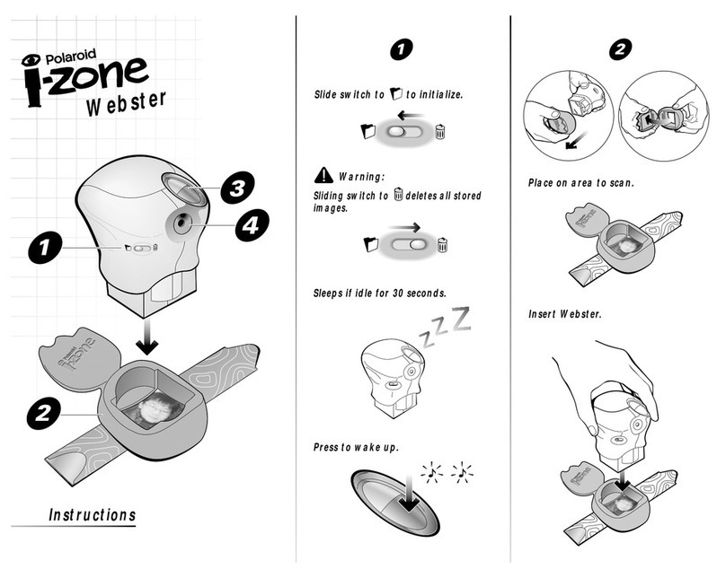 Polaroid i-Zone Webster User manual Polaroid i-Zone Webster User manual