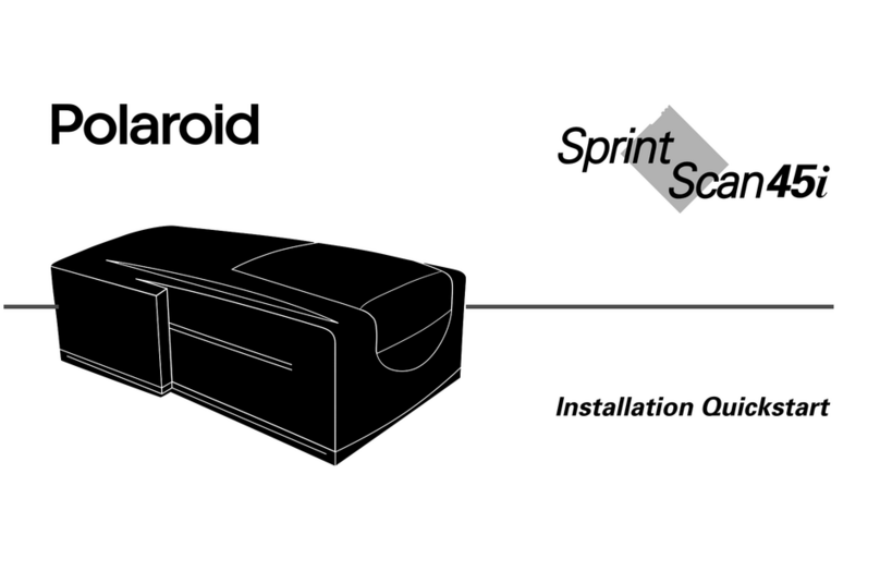 Polaroid Sprint Scan 45i Operating and maintenance manual Polaroid Sprint Scan 45i Operating and maintenance manual