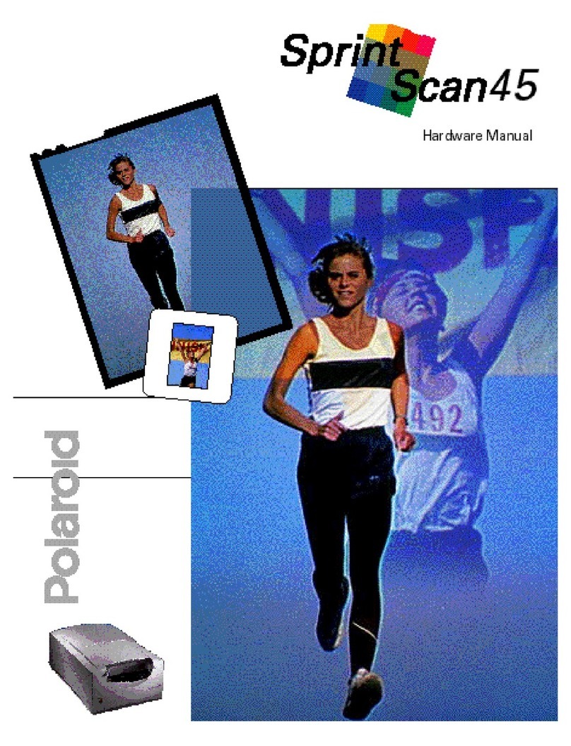 Polaroid SprintScan 45 User manual Polaroid SprintScan 45 User manual