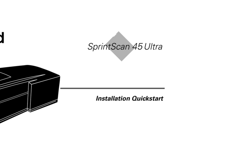 Polaroid SprintScan 45 Ultra Installation & quick start guide