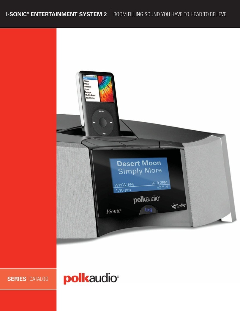 Polk Audio I-Sonic ES2 Series brochure