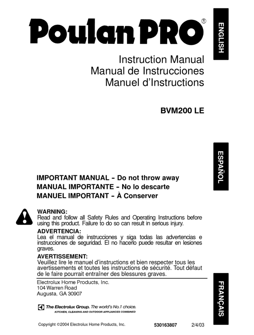 Poulan Pro 530163807 instruction manual