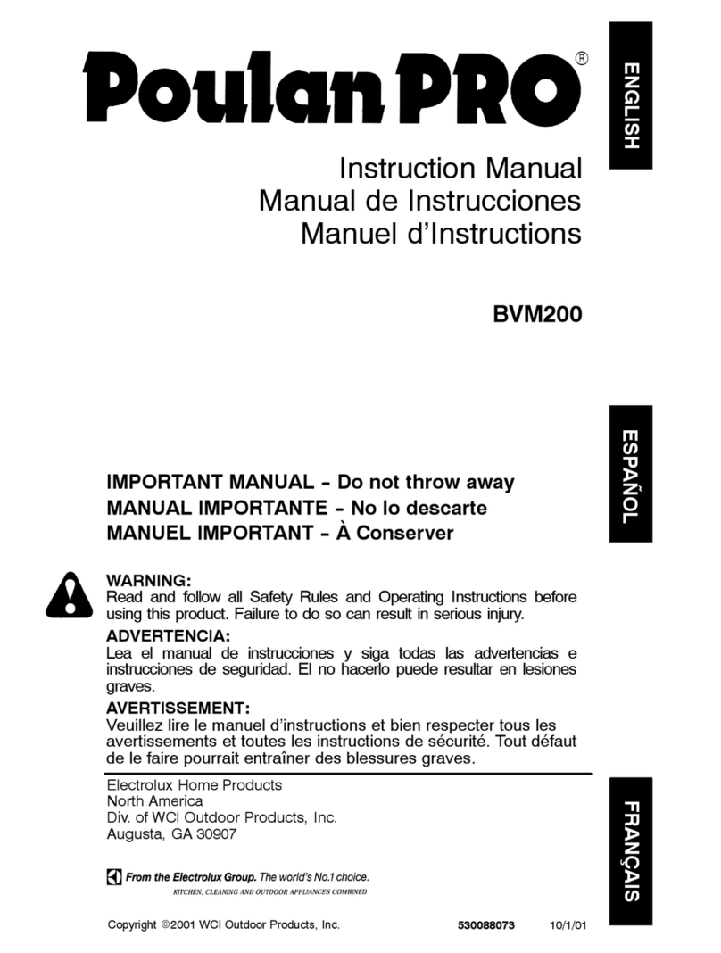 Poulan Pro 530088073 instruction manual