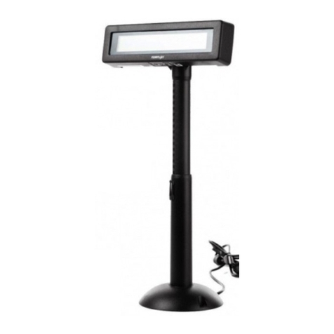 POSIFLEX LCD Customer Display PD-7100 User manual