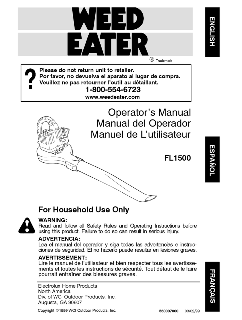 Poulan Pro FL1500 Operator's manual