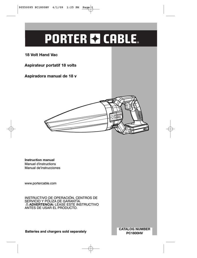 Porter-Cable 90550095 instruction manual