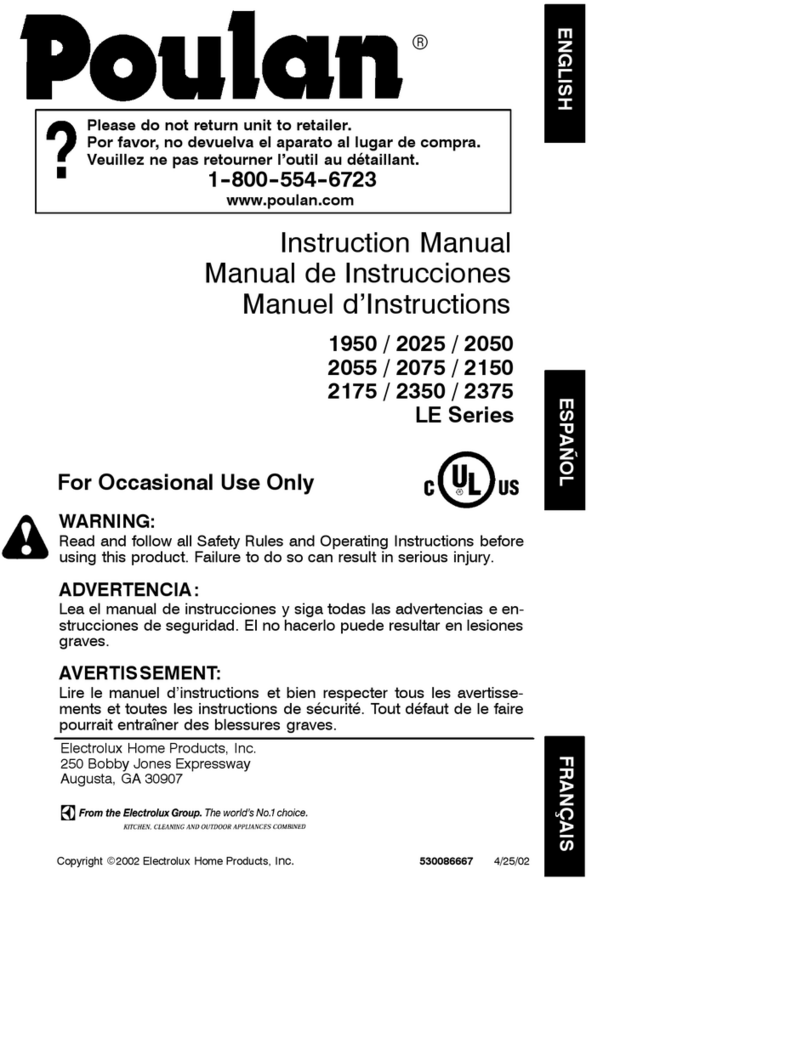 Poulan Pro 530086667 instruction manual