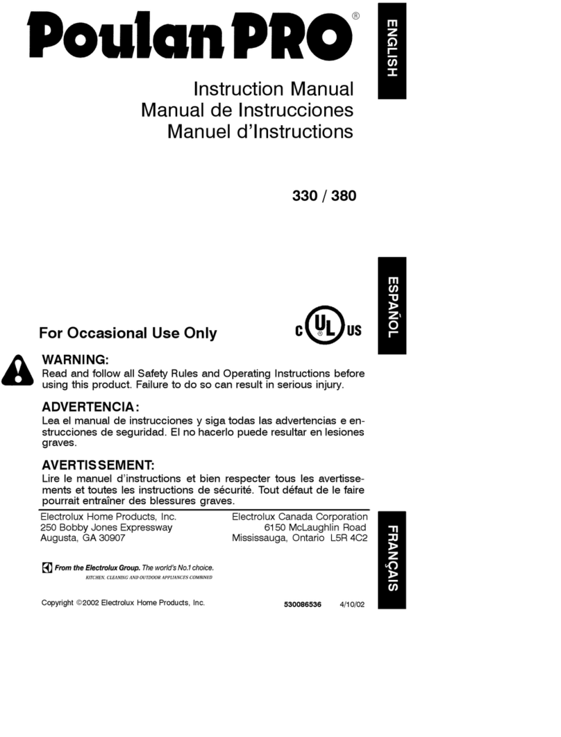 Poulan Pro 530086536 User manual Poulan Pro 530086536 User manual