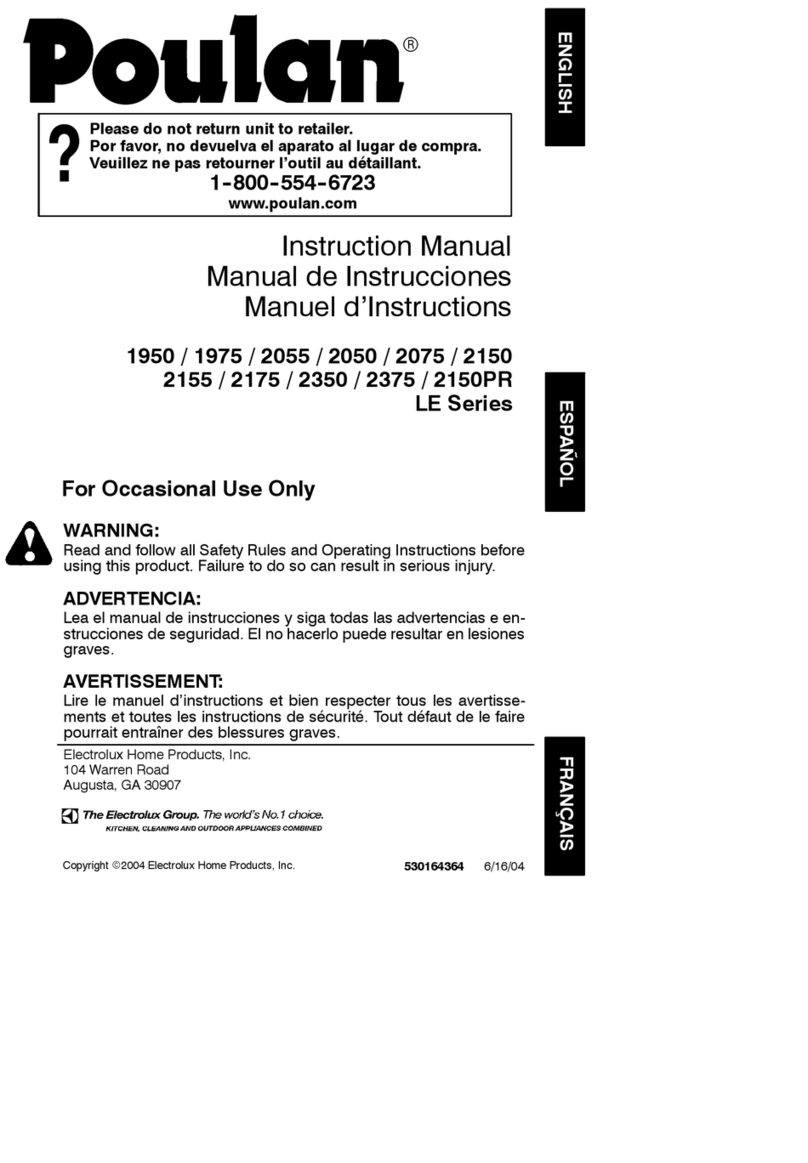 Poulan Pro 350 instruction manual