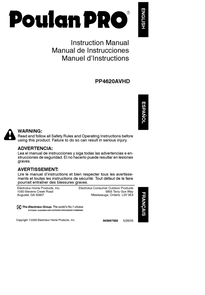 Poulan Pro 545047502 User manual