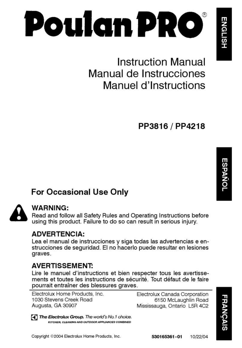 Poulan Pro 530165361 User manual