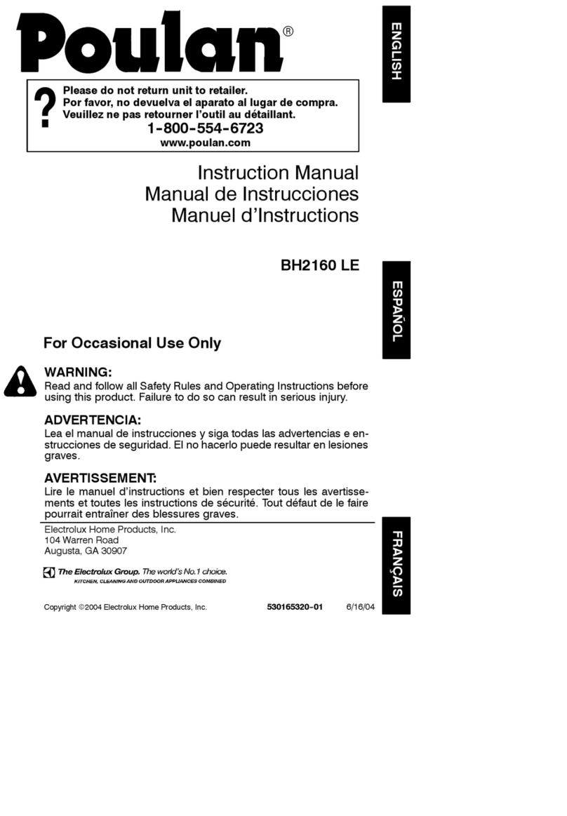 Poulan Pro 530165320-01 User manual