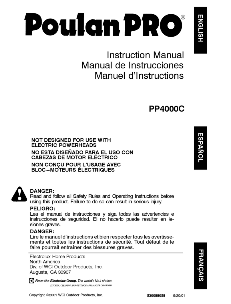 Poulan Pro PP4000C User manual