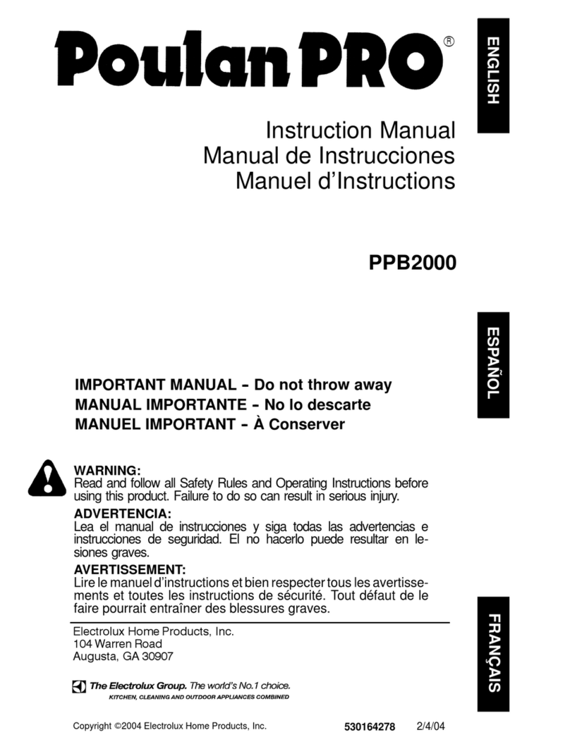 Poulan Pro PPB2000 LE instruction manual