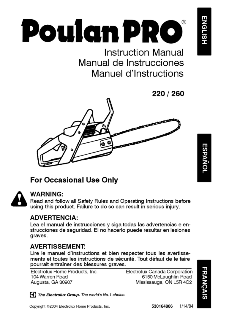 Poulan Pro 2004-01 User manual