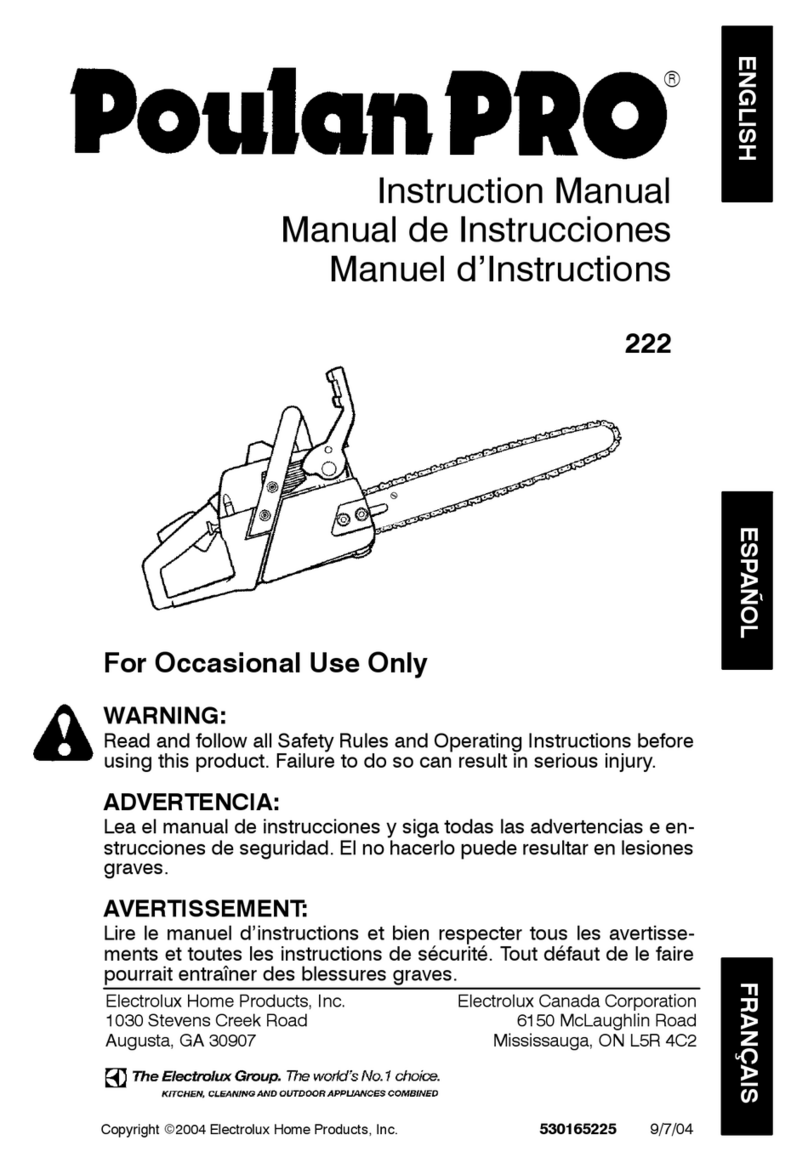 Poulan Pro 2004-09 User manual