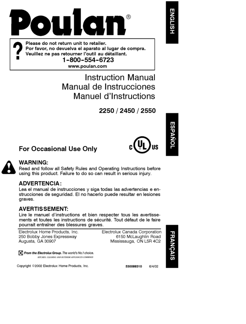 Poulan Pro 2002-06 instruction manual
