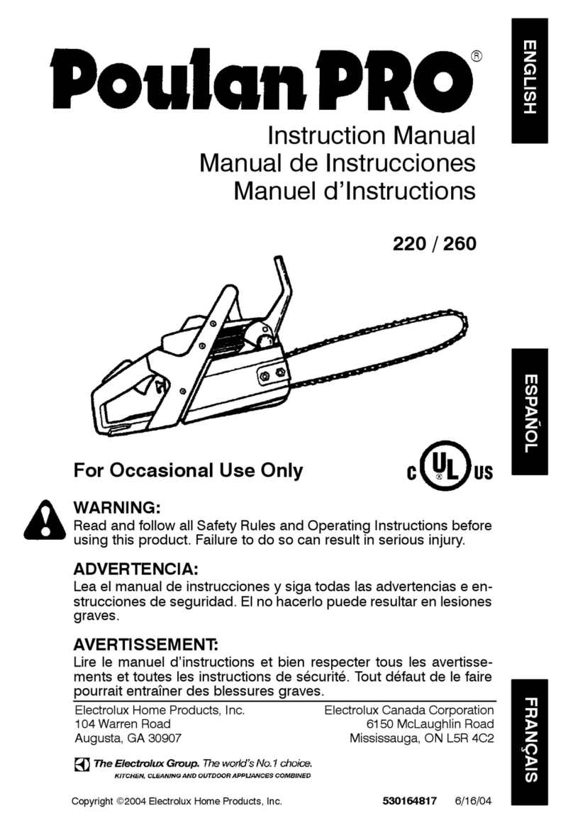 Poulan Pro 2004-06 User manual