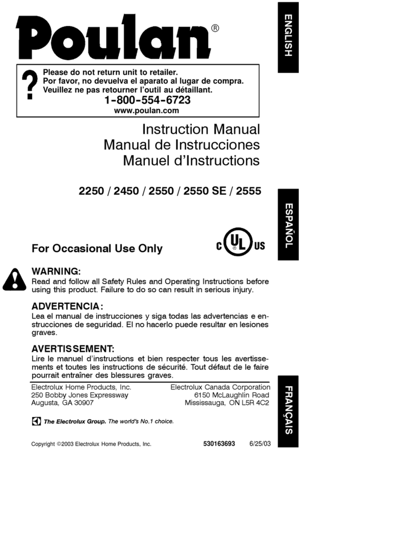 Poulan Pro 2003-06 User manual
