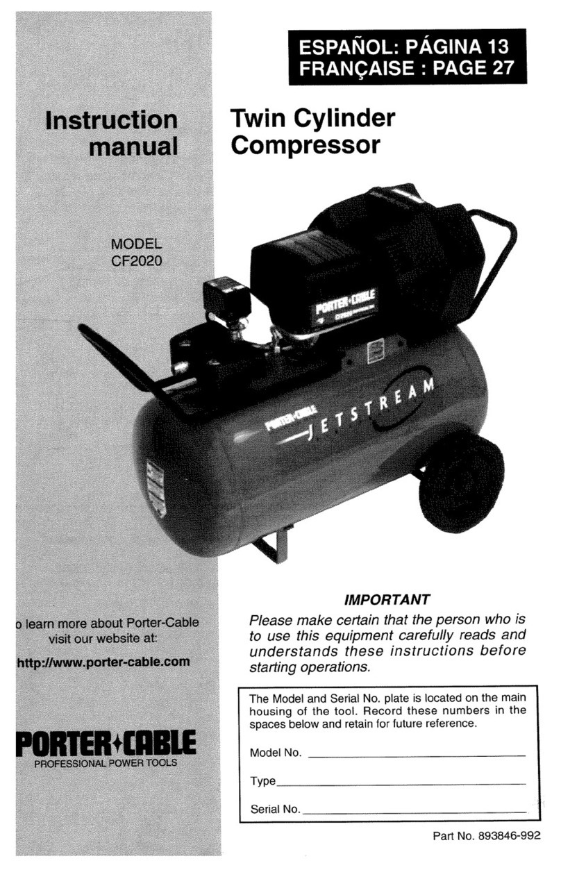 Porter-Cable CF2020 instruction manual Porter-Cable CF2020 instruction manual