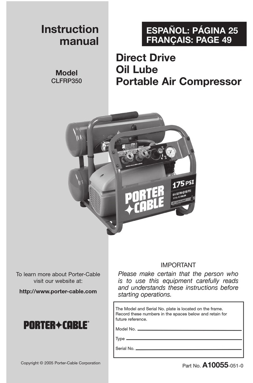 Porter-Cable CLFRP350 instruction manual