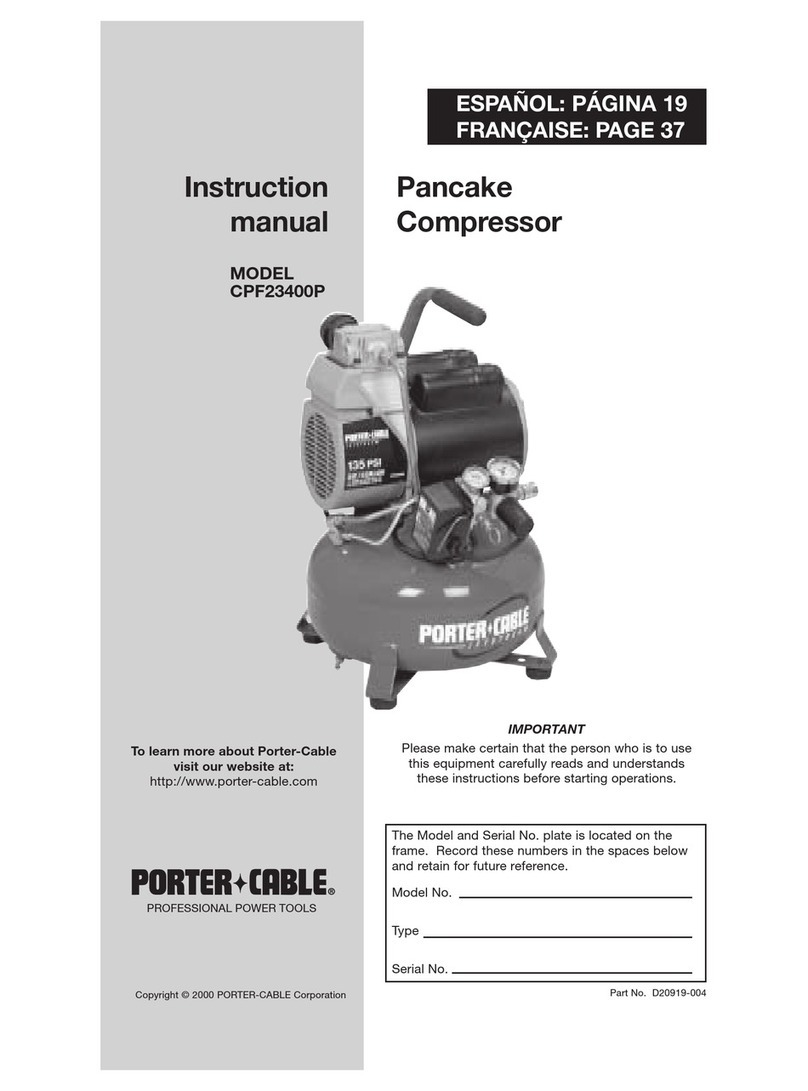 Porter-Cable CPF23400P instruction manual