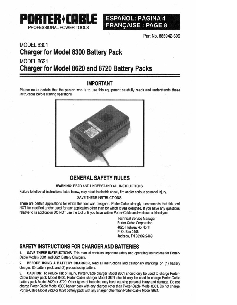 Porter-Cable 885942-699 instruction manual