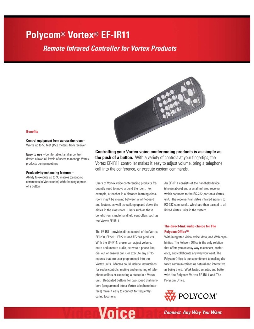 Polycom Vortex EF-IR11 User manual
