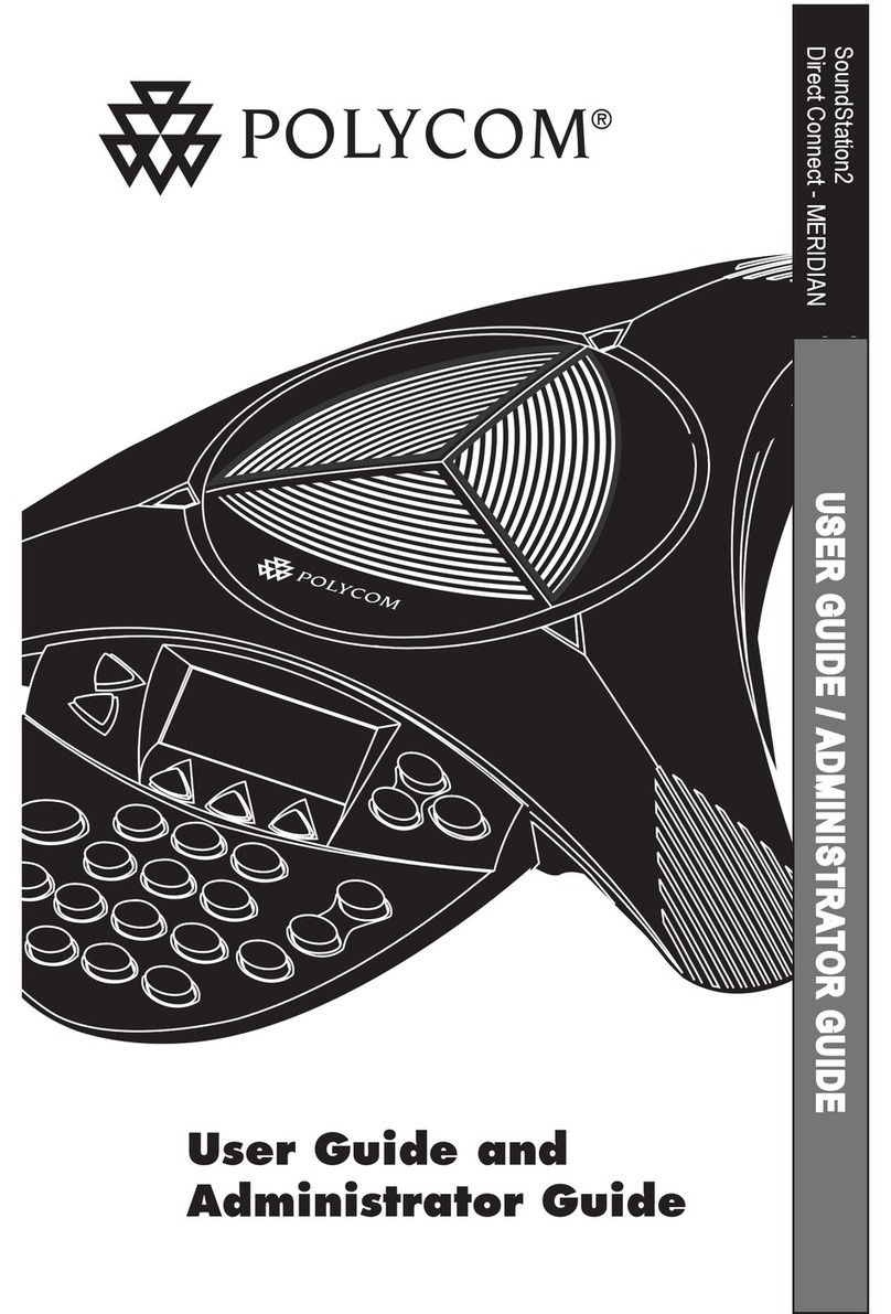 Polycom Sound Station2 Direct Connect-MERIDIAN Service manual Polycom Sound Station2 Direct Connect-MERIDIAN Service manual
