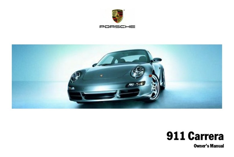 Porsche 911 CARRERA 4 - User manual Porsche 911 CARRERA 4 - User manual