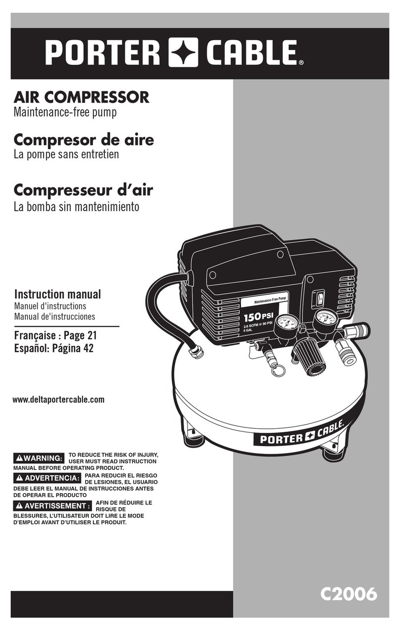 Porter-Cable 1000003145 instruction manual