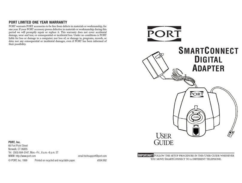 PORT SmartConnect Smart Connect Digital Adapter User manual