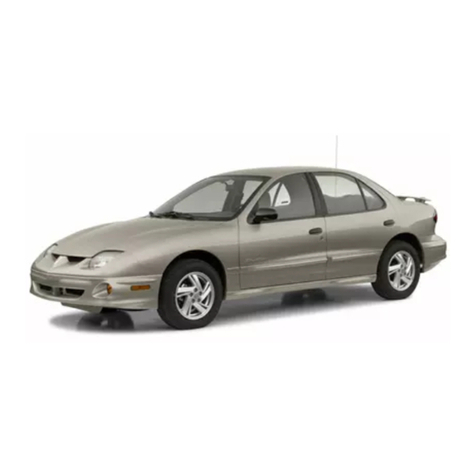 Pontiac 2002 Sunfire User manual