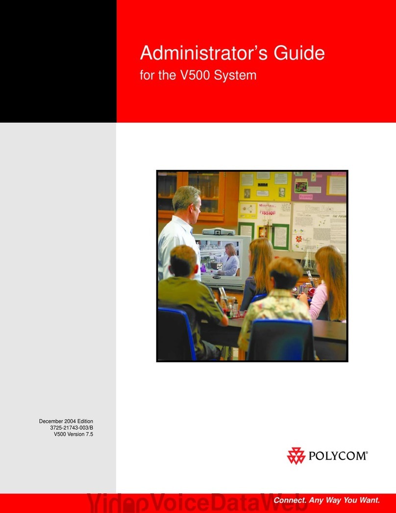Polycom Audio and Video Service manual