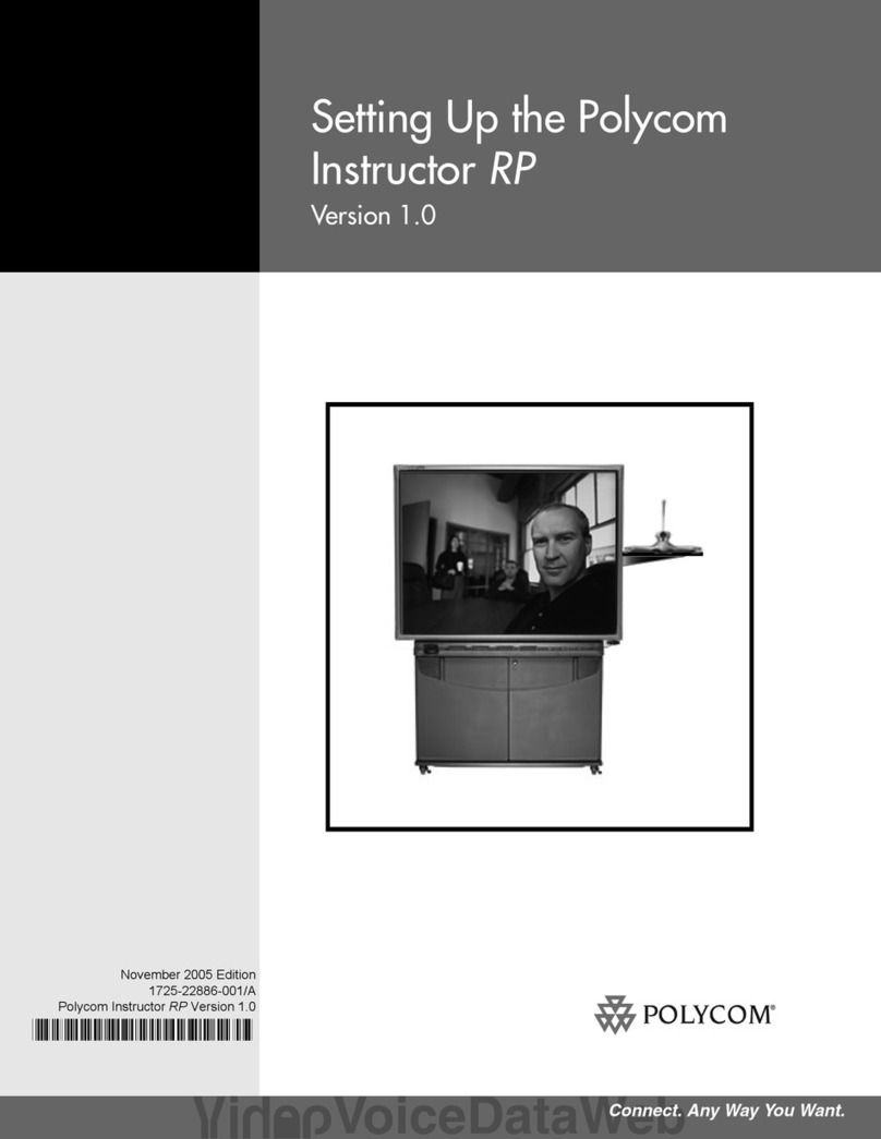 Polycom 1725-22886-001/A User manual Polycom 1725-22886-001/A User manual