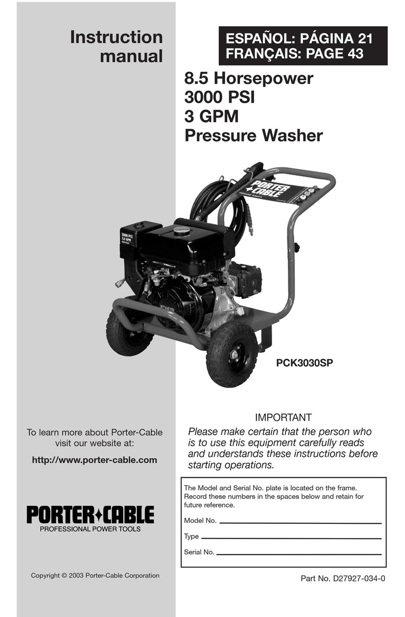 Porter-Cable D27927-034-0 instruction manual