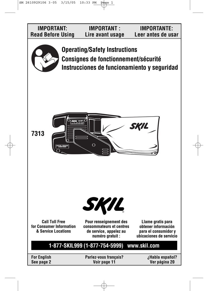 Skil 7313 Operating/safety instructions