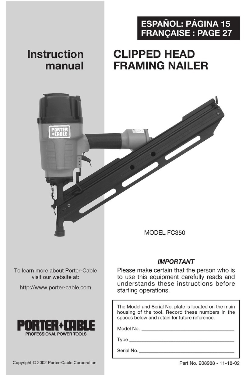 Porter-Cable FC350 instruction manual
