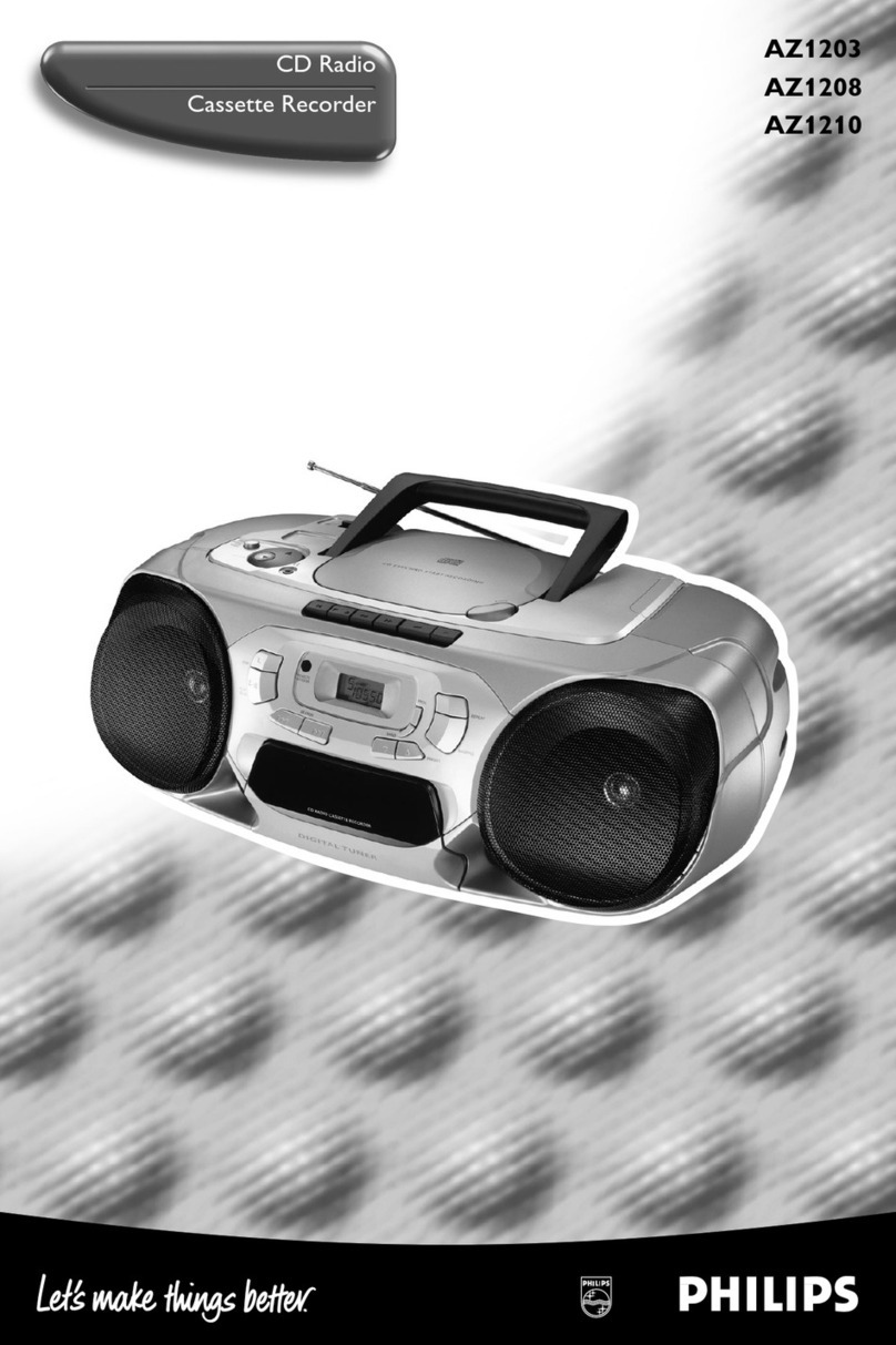 Philips AZ 1208 user manual