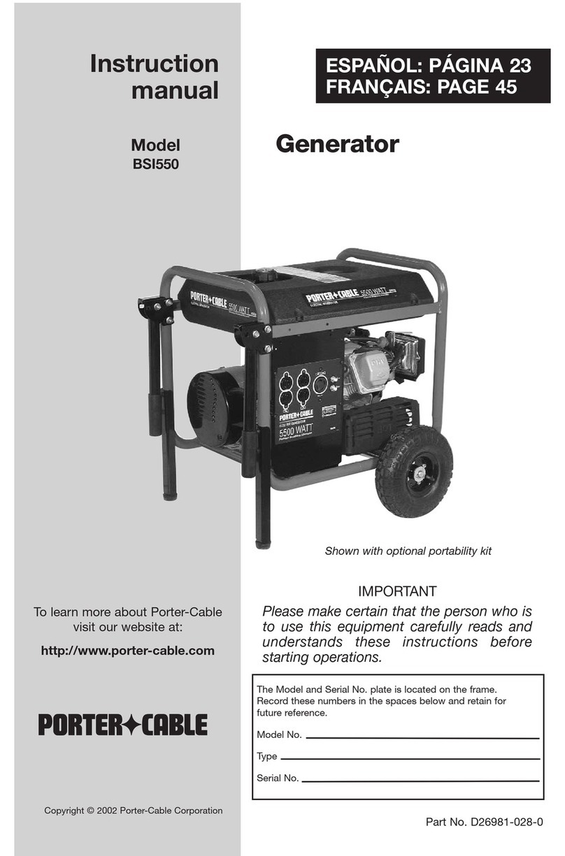 Porter-Cable D26981-028-0 User manual