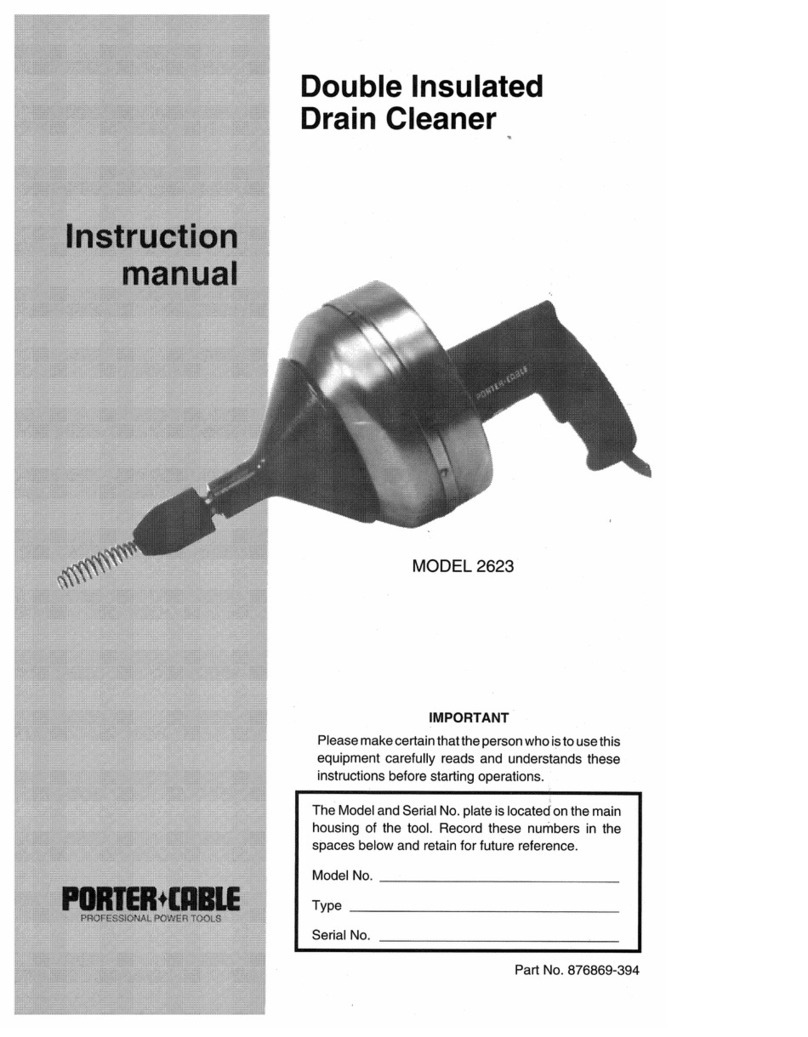 Porter-Cable 2623 instruction manual Porter-Cable 2623 instruction manual