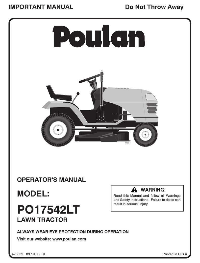 Poulan Pro 423352 Operator's manual