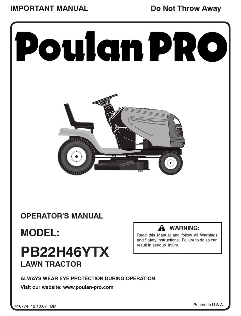 Poulan Pro 418774 User manual