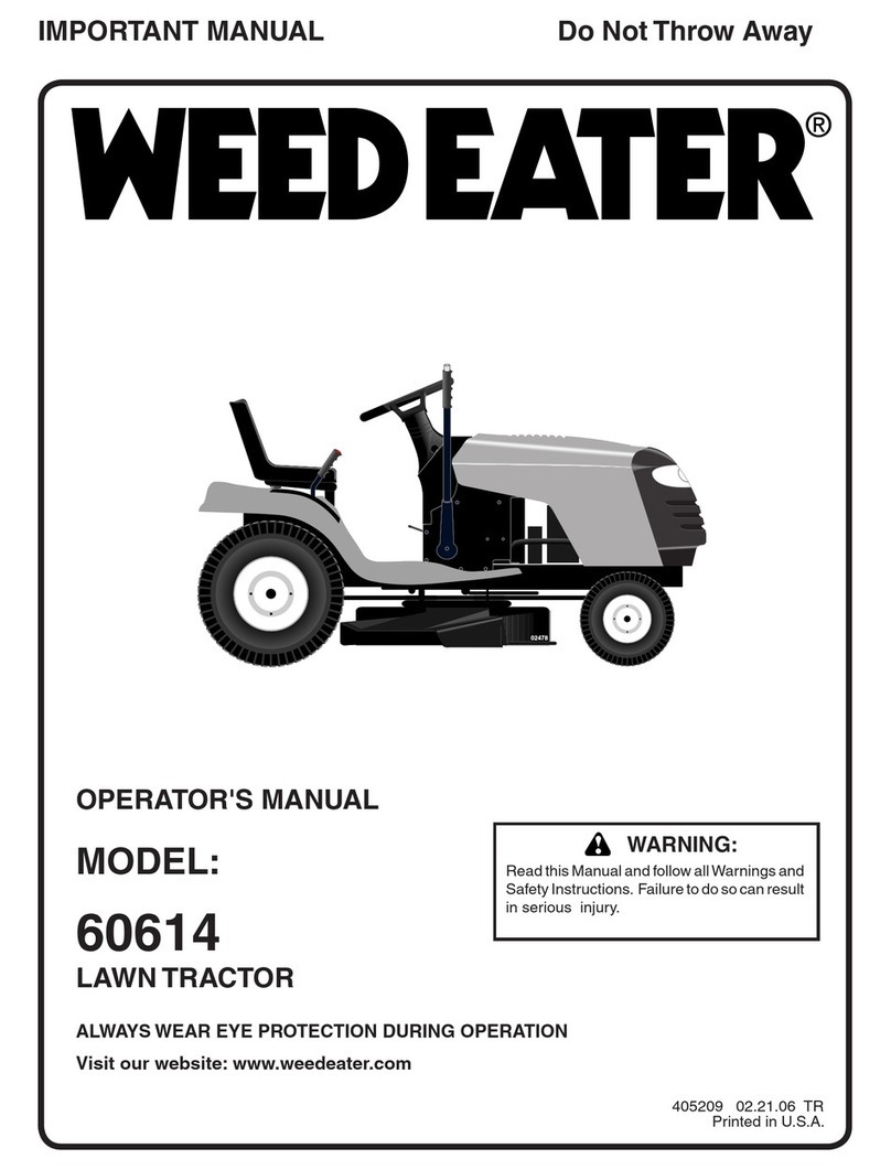 Weed Eater 60614 Operator's manual
