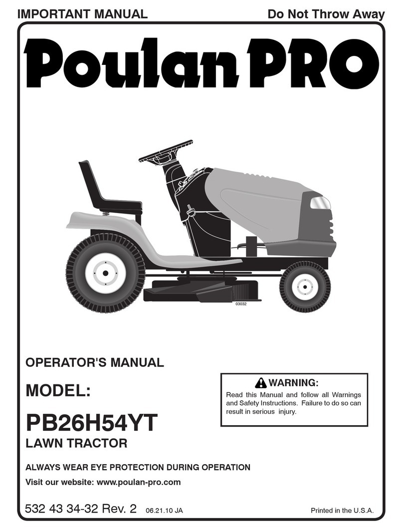 Poulan Pro 532 43 34-32 Operator's manual Poulan Pro 532 43 34-32 Operator's manual