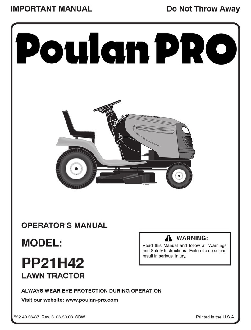 Poulan Pro 532 40 36-87 User manual