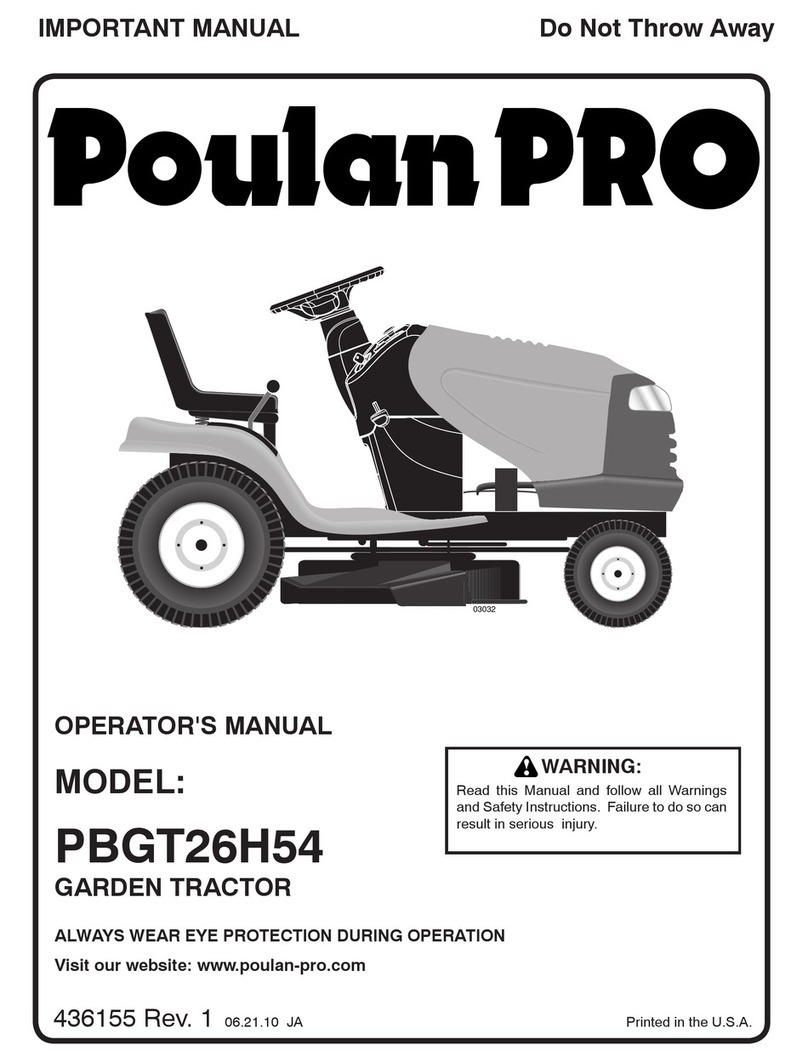 Poulan Pro 436155 Operator's manual