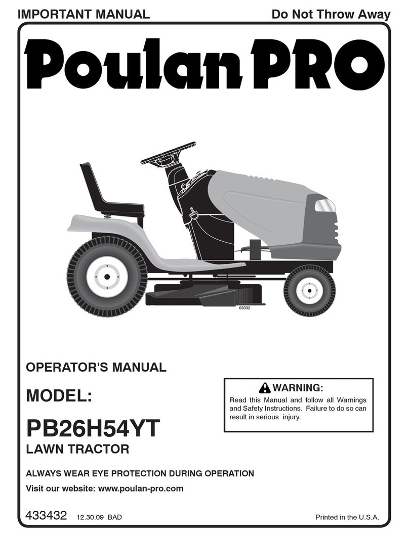 Poulan Pro 433432 User manual